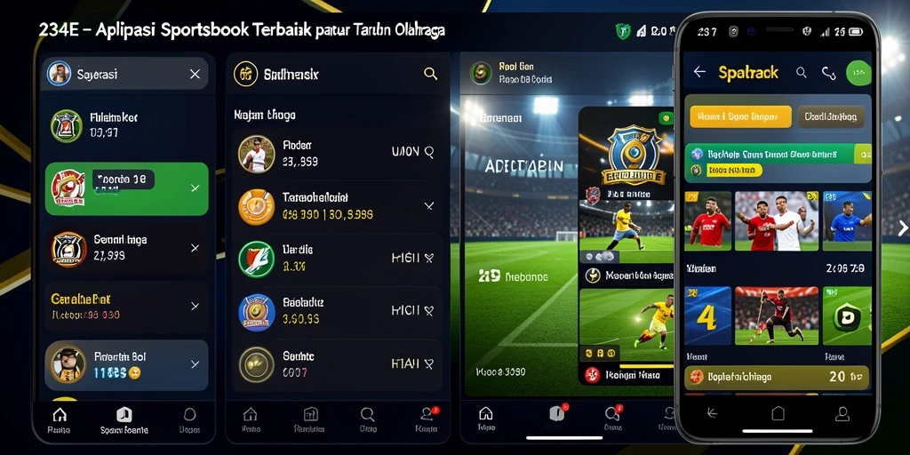 Screenshot utama 234E menampilkan pengalaman taruhan olahraga yang menarik.