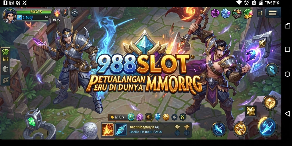 Tampilan gameplay <strong>988SLOT</strong> yang mendalam dan imersif.