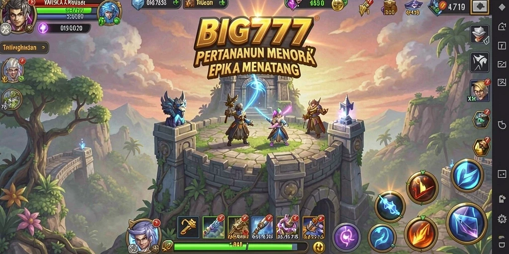 Gameplay menara pertahanan yang menegangkan dan penuh strategi.