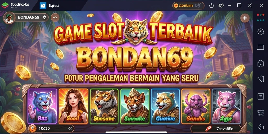 Tampilan gameplay slot BONDAN69 yang menarik dan seru.