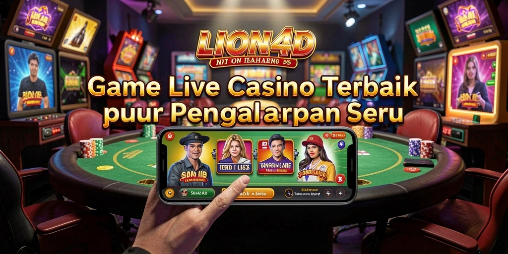 Tampilan gameplay seru dari LION4D di Live Casino.