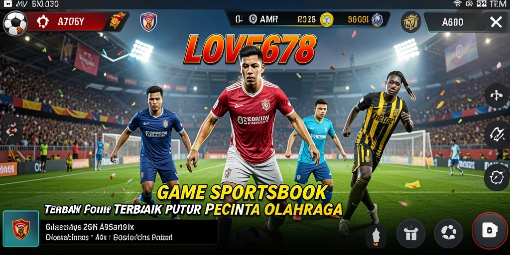 Tampilan screenshot LOVE678 yang menunjukkan fitur taruhan olahraga.