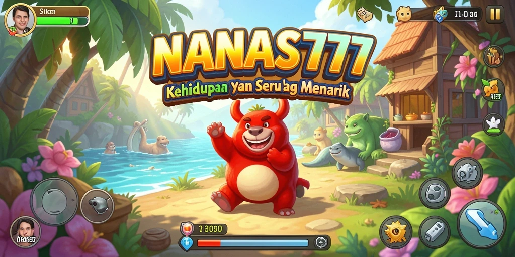 Tampilan gameplay NANAS777 yang seru dan interaktif.