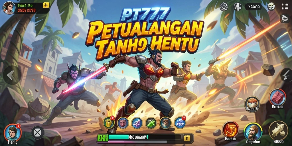 Tampilan gameplay mendebarkan PT777 dengan aksi yang intens.
