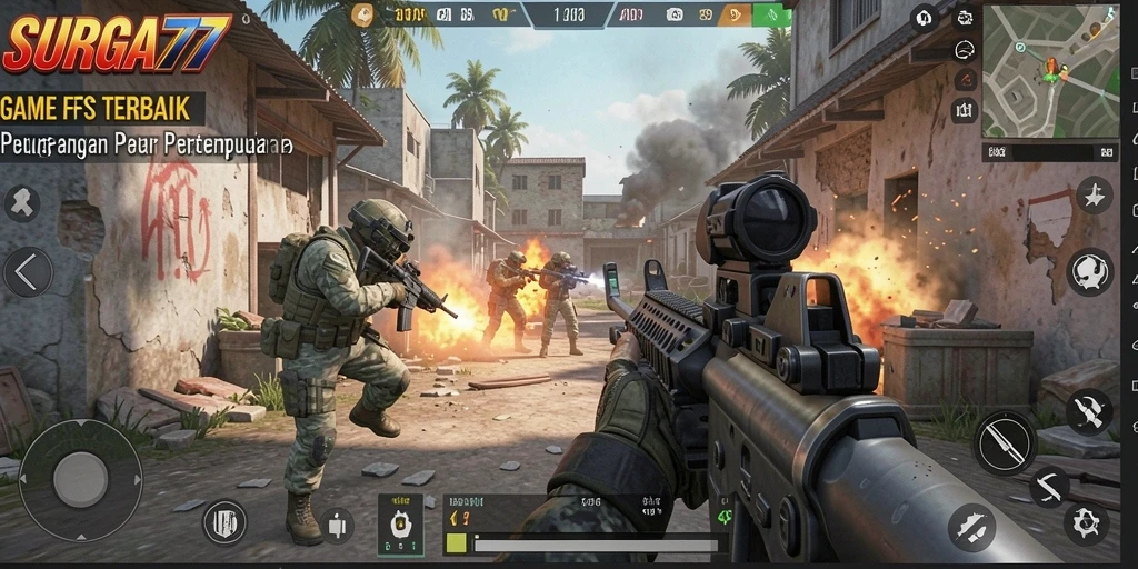 Tampilan gameplay seru dan mendebarkan di SURGA77.