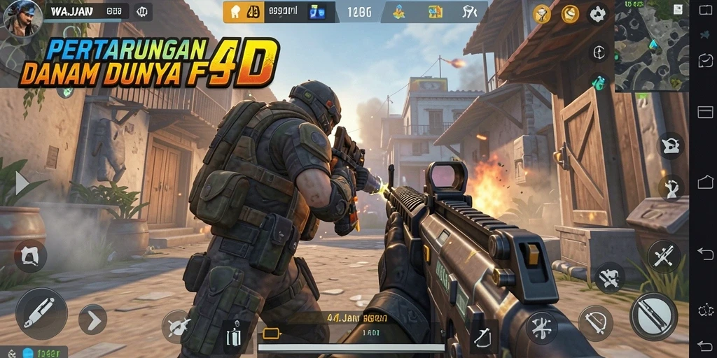 Tampilan menarik dari gameplay WAJAN4D yang mendebarkan.